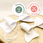 Große Schleifen als Geschenk-Deko - Druckvorlage oder Plotterdatei - Sewando