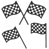 Stickdatei - Zielflagge - Sewando