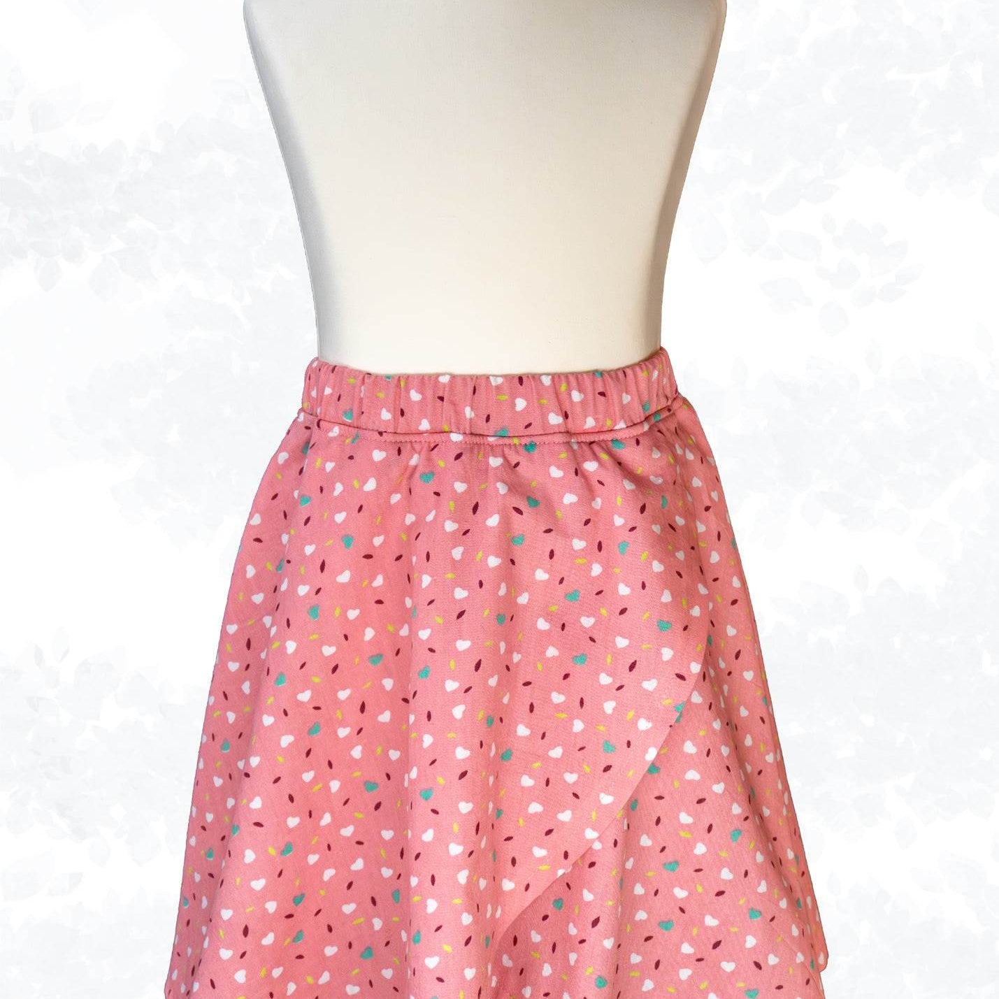 Schnittmuster Zoe Kids – Rock mit integrierter Shorts - Webware & Jersey Gr. 92-164 - Sewando