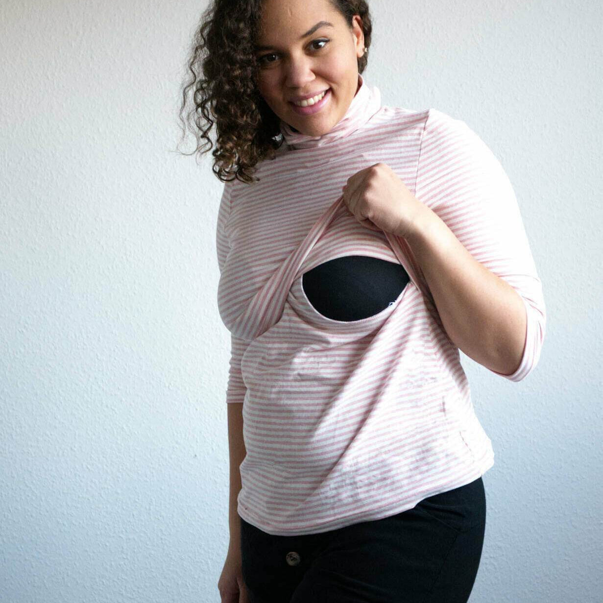 Rollkragen Shirt #sewbasic Damen Gr. 32-60 - Sewando