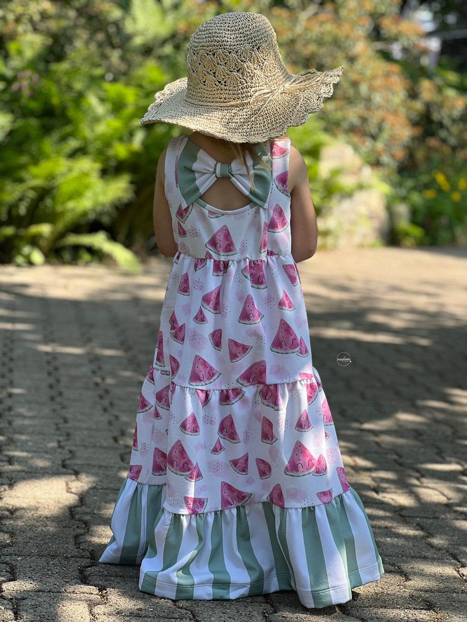 Schnittmuster Maxikleid Zoraya Mini Gr. 80-128 - Sewando