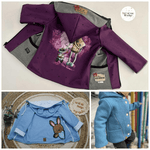 Babyjacke Zuckermäuschen Gr. 62 - 104 inkl. A0 - Sewando