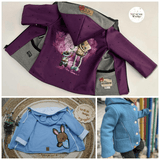 Babyjacke Zuckermäuschen Gr. 62 - 104 inkl. A0 - Sewando