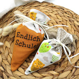 ITH Stickdatei zweifarbig Schultüte Zuckertüte aus Stoff Blankodatei verschiedene Größen - Sewando